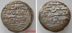 World Coins - 752RM6Z) Mongols; Arghun 683-690 AH / 1284-1291 AD. Arghun is the son of Abaqa, and grand son of Hulaqu, who sacked baghdad and executed the last Abbassid caliph Al-Musta'sim