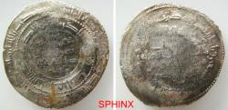 Ancient Coins - 473RR5Y) BUWEYHID, BAHA' AL-DAWLA ABU NASR ( IBN 'ADUD AL-DAWLA), 379-403 AH/ 989-1012 AD, AR DIRHAM, 4.35 GRMS, 28 MM, STRUCK AT SHIRAZ IN 398 AH; A-1574, SCARCE. VF but weak stri