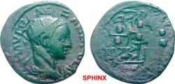 Ancient Coins - 403FFAK19) BITHYNIA Nicaia Severus Alexander AD 222-235. Bronze (AE; 19-20mm; 4.53g; 6h) M AVP [CE]V[H] Α-ΛΕ-ΞΑΝ[ΔΡΟΣ Α]   Radiate, draped and cuirassed bust of Severus Alexander 