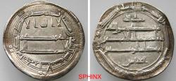 World Coins - 12RL6Z) ABBASID CALIPHATE, FIRST PERIOD : AL-AMIN, 193-198 AH / 809-813 AD, AR DIRHAM ( 24 MM, 2.86 GRMS) STRUCK AT THE MINT OF MADINAT AL-SALAM XF+