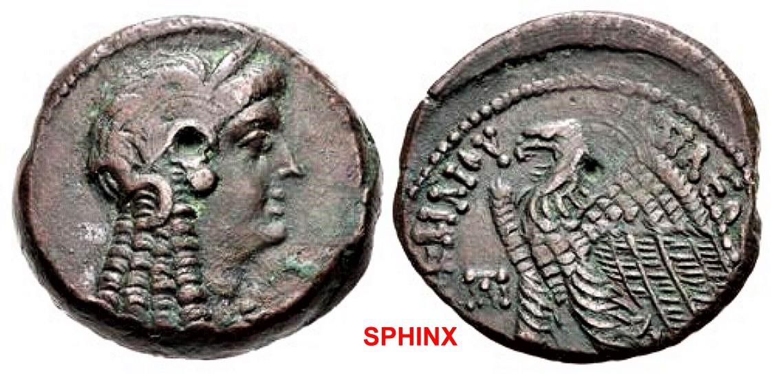 286CKK2Z) PTOLEMAIC KINGS of EGYPT. Ptolemy VI Philometor. Second sole ...