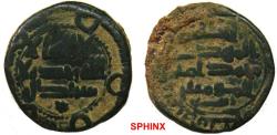 World Coins - 771RG19) 'Abbasid Caliphate. Al-Mahdi. AH 158-169 / AD 775-785. AE Fals (16.5 mm, 2.49 g). Struck at Istakhr dated 167 AH,   citing governor (al-) Rabi' (b. Yunis) on lower reverse