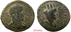 Ancient Coins - 932RK4P) Antiochia ad Orontem., Trajan Decius AE29, 19.67 Grms, 30.5 mm, Obverse: AVT K Γ ME KY ΔEKIOC TΡAIANOC CEB, laureate draped bust right. Reverse: ANTIOXEΩN MHTΡO KOΛΩN Δ-E