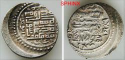 Ancient Coins - 27CM2Z) MONGOL ILKHANIDS, ABU SAID, 716-736 AH / 1316-1335 AD, AR 2 DIRHAM, 21 MM, 2.87 GRMS TYPE H BILINGUAL CONSISTING OF PLAIN CIRCLE BOTH REV AND OBV., UNCERTAIN MINT & DATE,VF