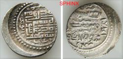 Ancient Coins - 27CM2Z) MONGOL ILKHANIDS OF PERSIA, ABU SAID, 716-736 AH / 1316-1335 AD, AR 2 DIRHAM, 21 MM, 2.87 GRMS TYPE H BILINGUAL CONSISTING OF PLAIN CIRCLE BOTH REV AND OBV., UNCERTAIN MINT