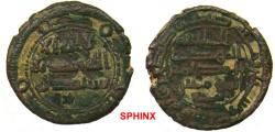 World Coins - 777RG19) 'Abbasid Caliphate. Al-Mahdi. AH 158-169 / AD 775-785. AE Fals (17.5 mm, 3.18 g). Struck at Istakhr dated 167 AH, citing governor (al-) Rabi' (b. Yunis) on lower reverse, 