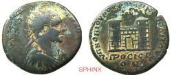Ancient Coins - 469RL5Z) Roman Provincial, Elagabalus, AE27 (12.56 grms, 26.5 mm) of Nikopolis ad Istrum, Moesia. AD 218-222. Magistrate: Novius Rufus, Obverse: AYT K M AYΡH ANTΩNEINOC, Laureate