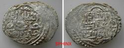 Ancient Coins - 370RM5J) GOLDEN HORDE (Juchid), Mongols of Russia, Jani Beg, 742-758 AH/ 1341-1357 AD, AR 4 dirhams or 1/2 Tanka, 2.78 grms, 27 x 21 mm, minted at Bazar, undated but known VF