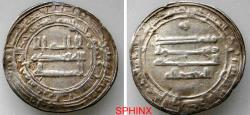 World Coins - 590RL6Z) ABBASID CALIPHATE, THIRD PERIOD, AL-MU'TADID, 279-289 AH/ 892-902 AD, AR DIRHAM, 2.52 GRMS, 23 MM, STRUCK AT MADINAT AL-SALAM IN 283 AH, LAVOIX 1061, TYPE OF ALBUM 242, VF