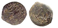 Ancient Coins - JEWISH WAR, YEAR 2, PRUTAH