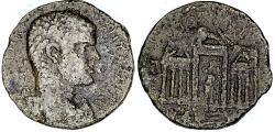 Ancient Coins - PHOENICIA TRIPOLIS, AE, ELAGABALUS, TEMPLE