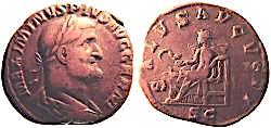 Ancient Coins - MAXIMINUS 1, SALVS, SESTERTIUS