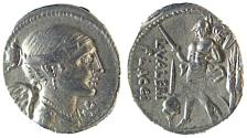 Ancient Coins - L VALERIUS FLACCUS, MARS, DENARIUS