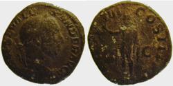Ancient Coins - AGRIPPA I YEAR 6, 3 EARS BARLEY, PRUTAH