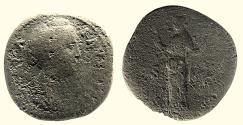 Ancient Coins - FAUSTINA JNR, CERES, SESTERTIUS