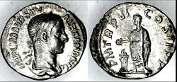 Ancient Coins - SEVERUS ALEXANDER, EMPEROR STANDING, DENARIUS