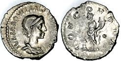 Ancient Coins - AQUILIA SEVERA, CONCORDIA, DENARIUS