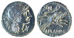 Ancient Coins - L FLAMINIUS CHILO, VICTORY, DENARIUS