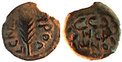 Ancient Coins - PORCIUS FESTUS, PALM BRANCH, PRUTAH