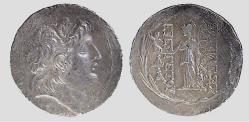 Ancient Coins - ANTIOCHUS VII EURGETES, ATHENA, TETRADRACHM