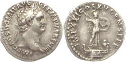Ancient Coins - DOMITIAN, STANDING IN BOAT, DENARIUS