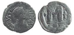 Ancient Coins - JUSTIN I, FOLLIS