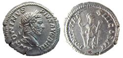 Ancient Coins - CARACALLA, VIRTUS, DENARIUS