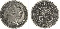 World Coins - GREAT BRITAIN , SHILLING, 1816, GEORGE III