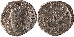 Ancient Coins - ALLECTUS, LAETITA, QUINARIUS