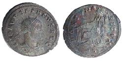 Ancient Coins - AURELIAN, FORTUNA ANT brockage