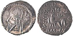 Ancient Coins - VOLOGRSES VI, SEATED ARCHER, DRACHM