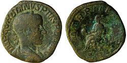 Ancient Coins - GORDIAN, GORDIAN SEATED, AS