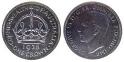 World Coins - AUSTRALIAN 1938 CROWN