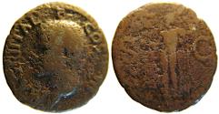 Ancient Coins - AGRIPPA, NEPTUNE SRANDING, AS