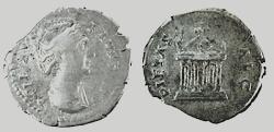 Ancient Coins - FAUSTINA SENIOR, PIETAS, DENARIUS