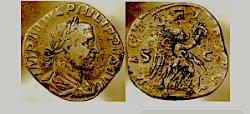 Ancient Coins - PHILLIP I, VICTORIA, SESTERTIUS