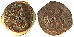 Ancient Coins - PTOLLEMY VI, PHILEMETER, 2 EAGLES, DIOBOL