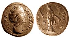 Ancient Coins - FAUSTINA SENIOR, AE, CERES