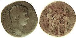 Ancient Coins - HADRIAN, ADVENTI, SESTERTIUS