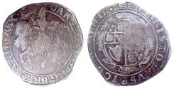 World Coins - CHARLES I, TOWER MINT, 1641-1643, HALF CROWN