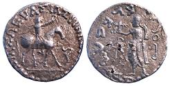 Ancient Coins - INDO-SCYTHIANS, AZES 1, TETRADRACHM