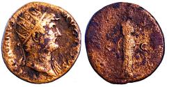 Ancient Coins - HADRIAN, FIDES, DUPONDIUS