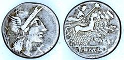 Ancient Coins - ROMAN REPUBLIC, M. CARBO, QUADRIGA