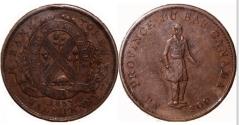 Ancient Coins - Half Penny, Canada 1837, Lower Canada, Habitatit Token, City Bank