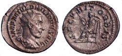 Ancient Coins - PHILIP 1, AR, SECURITAS