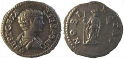 Ancient Coins - GETA, NOBILITAS, DENARIUS