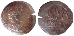 Ancient Coins - ANTONINIUS PIUS, EGYPT, RECLINING EUTHENAL, TETRADRACHM