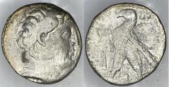 Ancient Coins - ANTIOCHUS VII, EUERGETES, CLOSED WING EAGLE, TETRADRACHM, (SHEKEL OF TYRE)