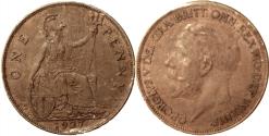 Ancient Coins - 1927, Great Britain, penny, KM-826,