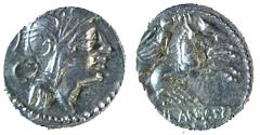 Ancient Coins - D SILANUS Lf,, Victory, DENARIUS